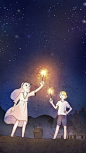#飞乐鸟分享# 遇见一个人。图 | 插画师chatte ​​​​