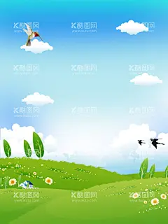 唯美小清新            - 源文件下载【酷图网】唯美小清新,传统春天,立春,田野森林,绿色风景,插画背景,唯美森林,可爱卡通,动物手绘,插画邮票,设计海报,森林花草,森系女孩,节气野外,仙境插画,海报背景