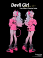 AIGC｜惡魔少女角色 第二弹(附魔法