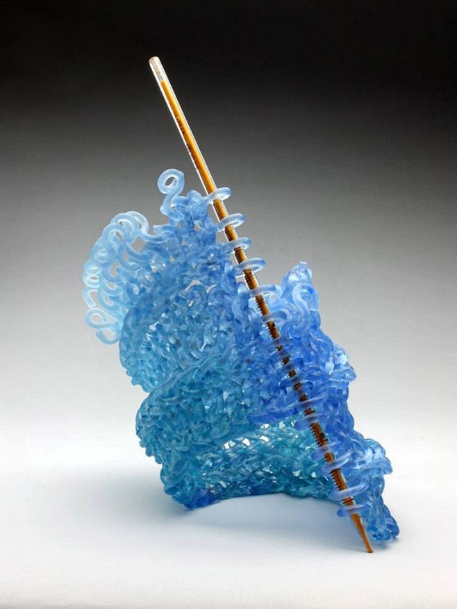 Knit Glass Sculpture...