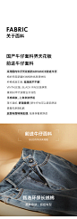 初棉复古高腰锥形牛仔裤女 23冬季小直筒烟管裤显瘦斜纹法棍裤-tmall.com天猫