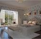 三口之家白色调时尚温馨不突兀的欧式风格,拉斐水岸欧美风情179.81平米四居室装修设计图片