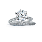 130周年限量版全钻The Tiffany® Setting蒂芙尼六爪镶嵌钻戒，限量130枚