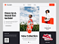 GroovyGarb - Ecommerce Home Page UI