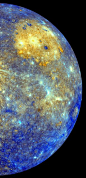 NASA's MESSENGER Satellite Captures Spectacular Color Mosaic of Mercury by NASA Goddard Photo and Video, via Flickr