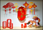 2025新年橱窗道具