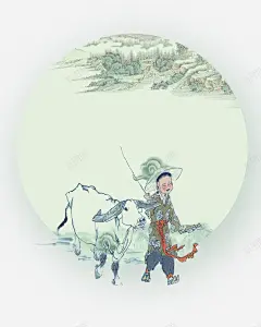 清明节水墨中国风插画高清素材 页面 设计图片 免费下载 页面网页 平面电商 创意素材 png素材
