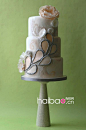 【婚礼蛋糕】它们是来自天堂吗？ 伦敦Olofson Design的超奢华婚礼蛋糕&甜点，将精致演绎到极致！_海报时尚网