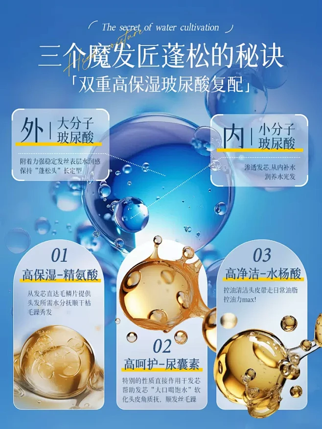 洗发水控油蓬松去屑止痒洗头膏洗发露洗护套...