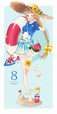 蓝小美Lan采集到しらほ 画师