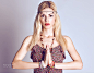 Woman doing yoga, meditates, relax. Boho hippie by Evgenij Pavlovich on 500px