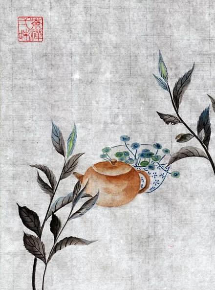  
煮一壶清闲，品一味时间。