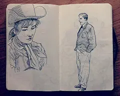 I&amp;B插画丨这才是速写本！别在你的本子上胡逼画了，求你了
