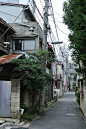 Alley in Bunkyo ward Tokyo, Japan