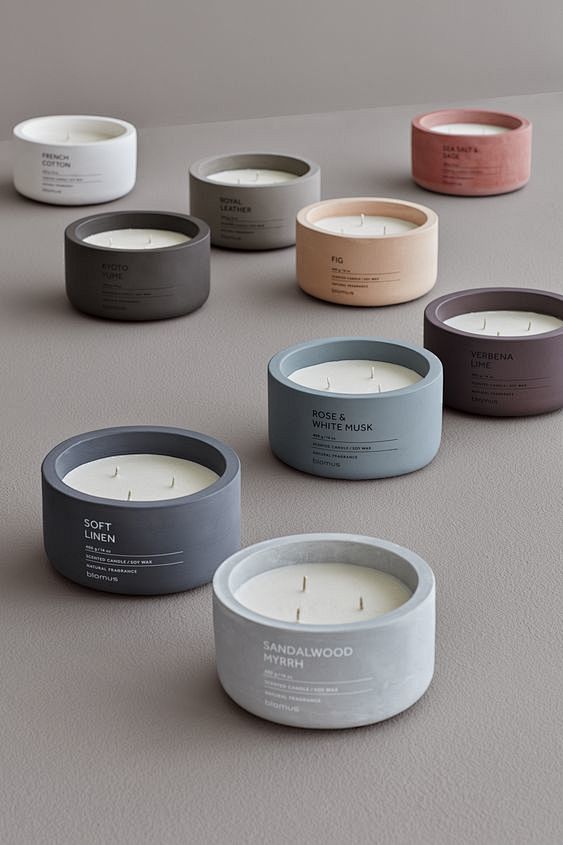 Our scented candles ...