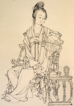 洛水妖姝采集到国画