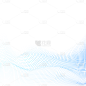 通用元素蓝色科技感科技风线条曲面波浪元素