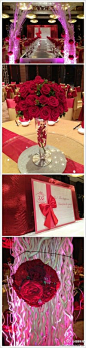 红色系列婚礼布置_romancelin图片专辑-堆糖网