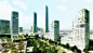 北京环渤海创新城 : Beijing Bohai Innovation City represents a new model of compact, environmentally enhanced urban design for the rapid development of satellite cities along Chinese high-speed-rail corridors. The plan leverages the economic and lifestyle assets o