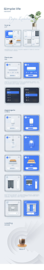 SimpleLife简生活-讯飞屏发界面设计大赛方案-APP-UICN用户体验设计平台