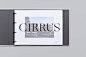 art direction  branding  Cirrus cloud editorial graphic design  identity print property White