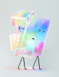 Dribbble - Character_Iridescent.png by Alexis Copeland