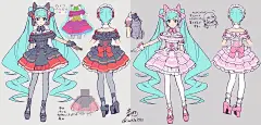 岩十公开了早前为ミク... - @死图P-V家情报收集的微博 - 微博 洛丽塔 初音未来