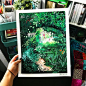 This Artist Creates Beautiful Paintings In Her Sketchbook Inspired By Nature