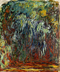 401-莫奈-Weeping Willow, Giverny, 1920-1922