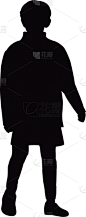 矢量,人体,男孩,白色,人,仅一名男孩,男性,一个人,图像,仅儿童