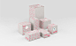 CODE by Calligaris : We developed a dotted pattern that, in combination with the use of a strong neon red Pantone, made the system visibile, distinguishable, unique. The adoption of raw grey cardboard for the packagings and the printed matters, as long as
