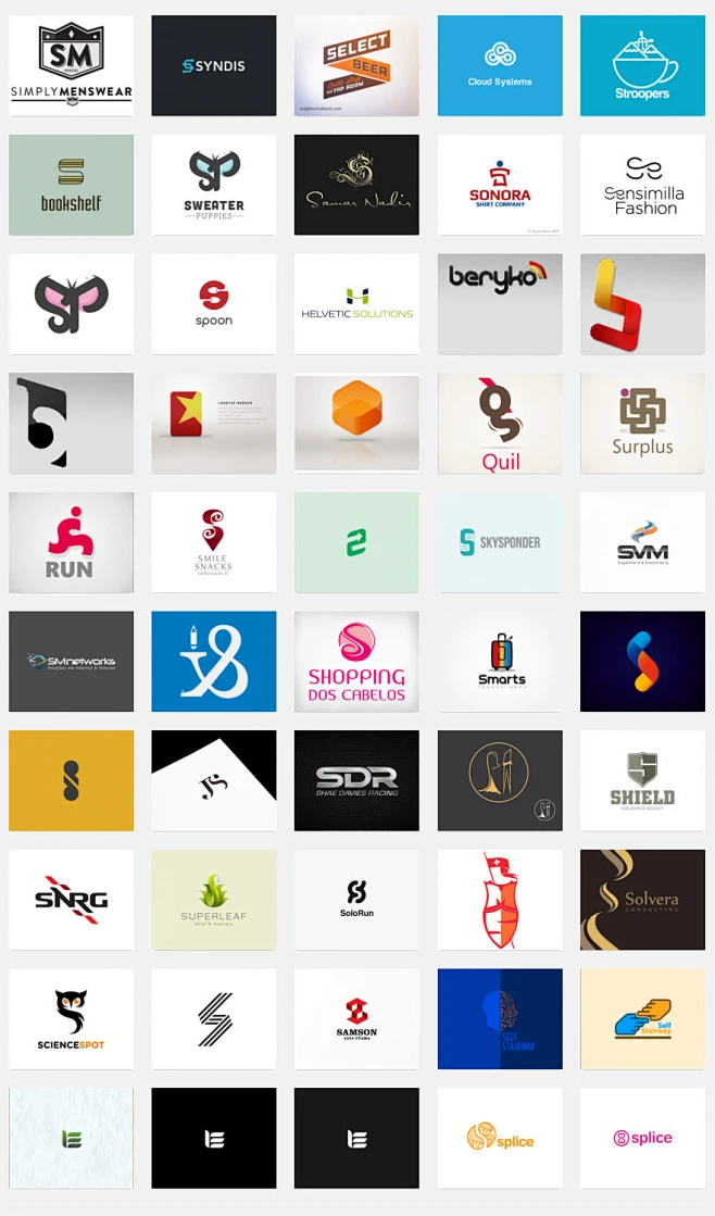 关于字母S的LOGO _平面设计_标志设计_设计秀高手-花瓣网