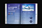 annual report Layout digital 360° Aircraft Airbus print art direction  helvetica Minimalism