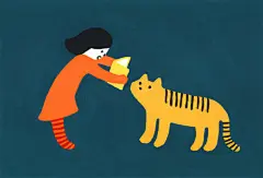 佐藤香苗（Sato Kanae），儿童插画作家。1974年出生于爱知县，现居东京。她的画只有很简单稚嫩的线条，却将每个人不同的个性特征，尤其是女孩成长中的微妙变化刻画的入木三分，总有某些瞬间会让你有“我小时候也曾经历过”的感觉……