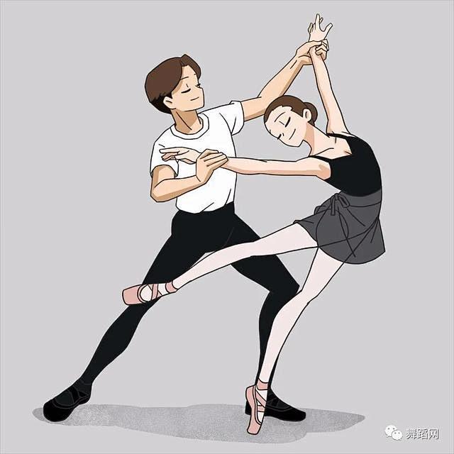 46张舞蹈插画，来自韩国画师Leehoj...