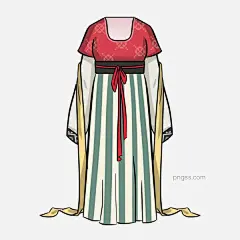 古装宫女服饰插画图片大小2000x2000px 图片尺寸445.82 KB 来自PNG搜索网 pngss.com 免费免扣png素材下载！插画#服饰#服装#宫女#古典#古装#国服#汉朝风格#汉服#汉唐文化#华丽#华夏文化#卡通手绘#