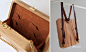 原木+皮革+十字绣：土耳其设计师Merve Burma和木制包袋品牌Grav Grav - 手工客，高质量的手工，艺术，设计原创内容分享平台