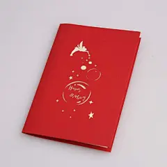 厂家直销热卖地摊商品创意小仙子立体贺卡DIY纸雕明信片批发定制