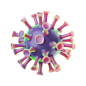 Virus 3D Icon