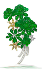 A jadeite and diamond brooch ..
翡翠钻石胸针..@北坤人素材