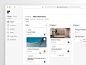 Boards View mordern minimal achitecture interior design management app monochromatic kanban board saas interior web app ux ui