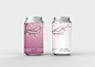 In Bloom - Almond Studio : CANMAKER LABEL DESIGN A simple and stylized label design to celebrate the cherry blossom season. Almond Studio designed these labels for Canmaker, a new concept pub in Gangnam by Korean craft brewery Craftbros.  