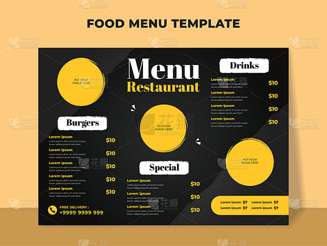 Food menu template f...