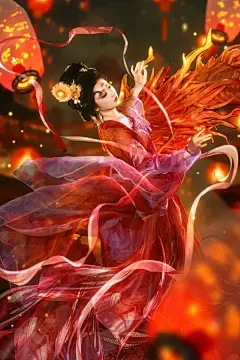 不用去大唐洛阳也能拍的红锦鲤夜景 - 小红书