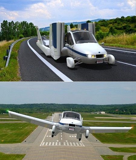 陆空两用折翼飞机