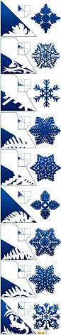 Snow flakes cut outs