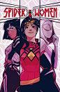 Spider-Woman, Silk and Spider-Gwen Swing Into  Action in SPIDER-WOMEN ALPHA #1 : The three Spider-Women are teaming up for a crossover story.