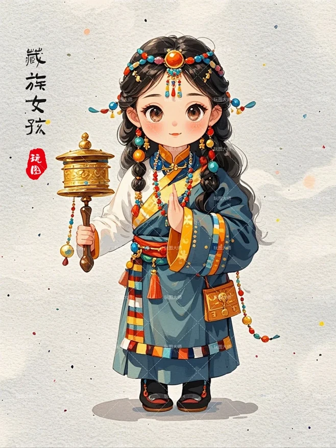 民族风|藏族女孩 - 小红书-花瓣网