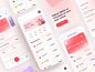 Wallety 粉色风格钱包支付app ui .fig素材下载 - 豆皮儿UI