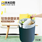 日本进口其乐居舍 垃圾桶塑料袋夹垃圾桶垃圾袋夹子固定器 2个-tmall.com天猫